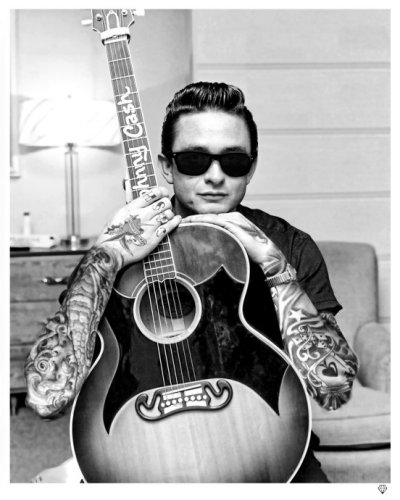 Johnny Cash Tattoo (large) – JJ Adams – Artworks – ART FOR ALL